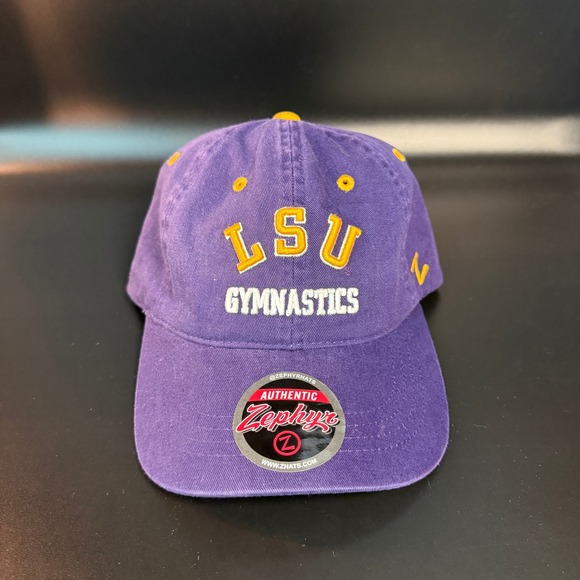 Zephyr‎ LSU Gymnastics Hat Purple Adjustable Baseball Cap - Picture 1 of 3